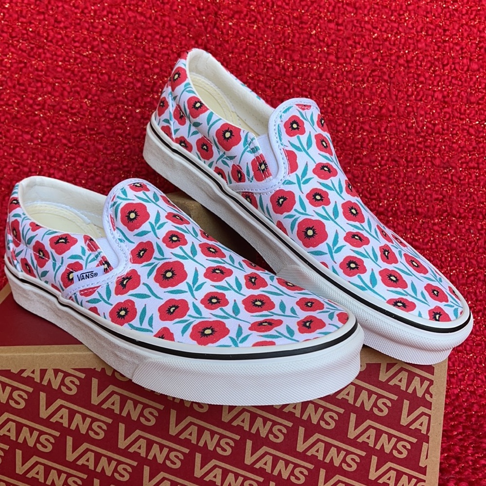 Vans Classic Slip-On Flowers True White WMNS - Picture 5 of 16
